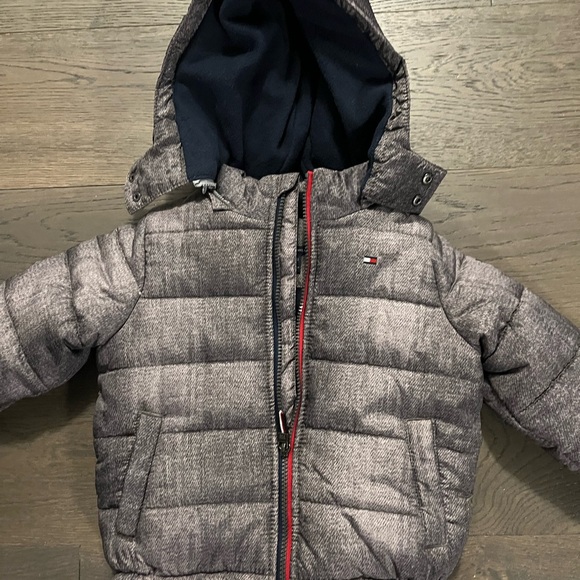 Tommy Hilfiger kids gray winter jacket 24M NWT ret$249 - Picture 3 of 8
